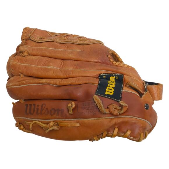 George Brett Signature Model Wilson A2124 Leather Baseball Glove RHT 12" - Picture 2 of 7
